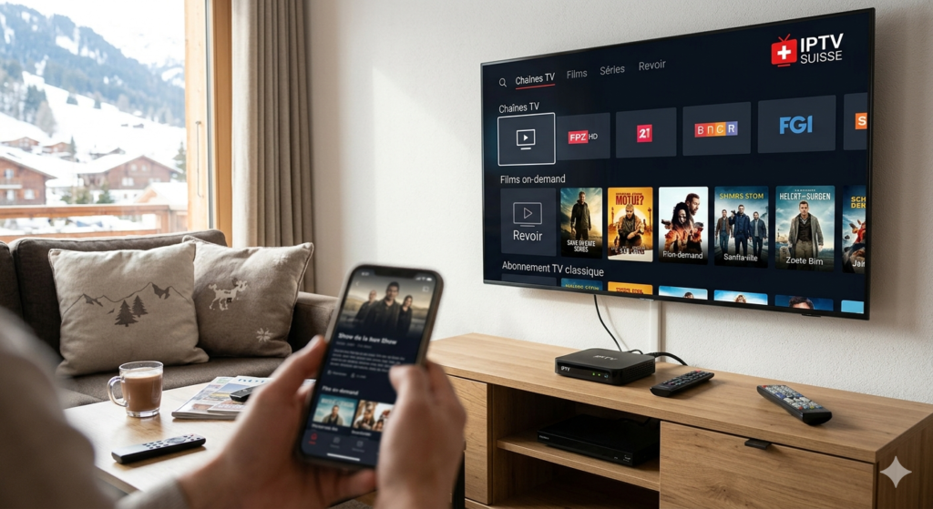 Pourquoi opter pour un abonnement IPTV Suisse plutôt qu'un abonnement TV classique
