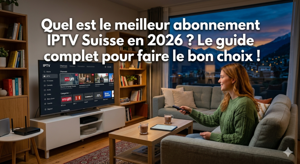 Quel est le meilleur abonnement IPTV Suisse en 2026